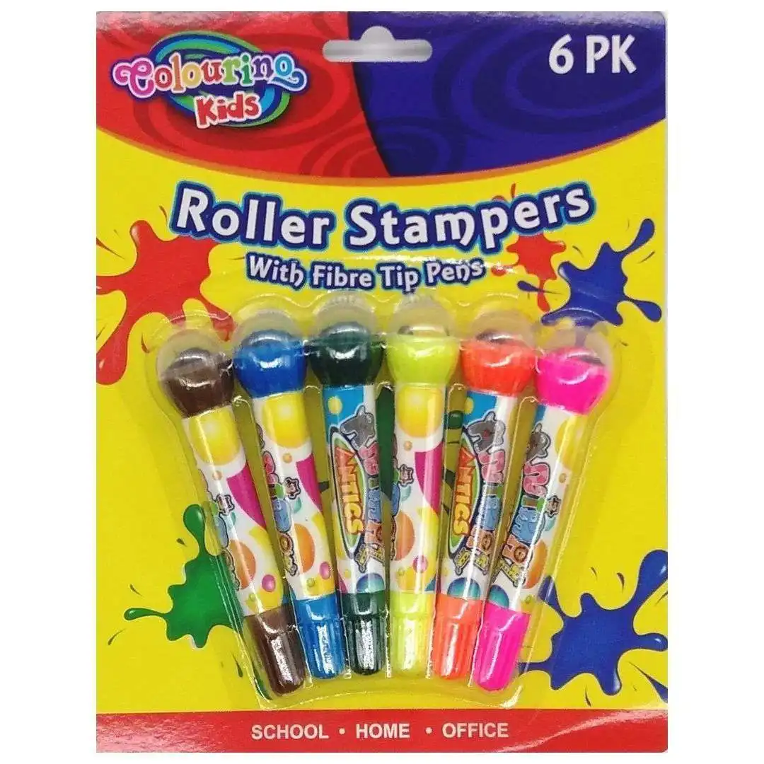 Animal Antics Roller Stamps with Fibre Tip Pens