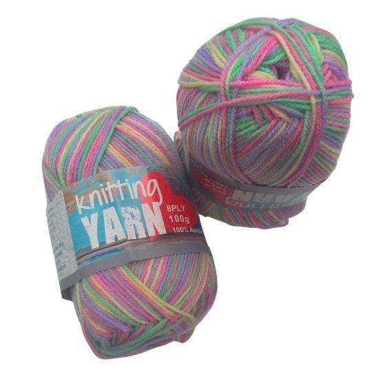 Knitting Yarn - Multi Colour Fairy