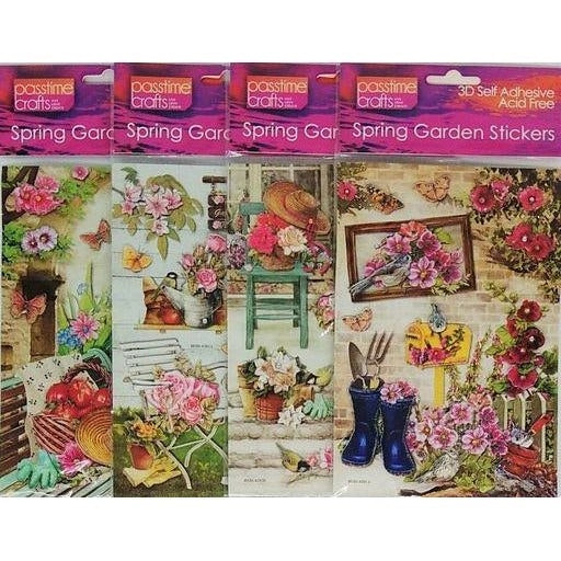 3D Stickers - Spring Flower Garden