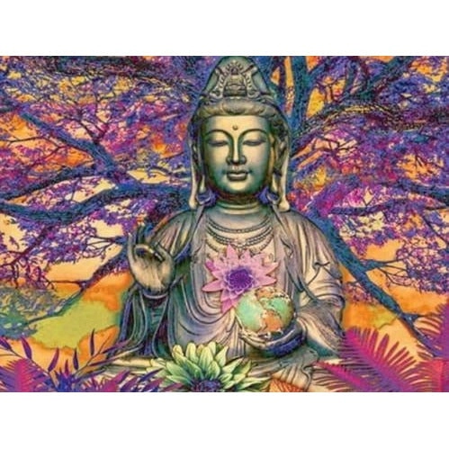 Diamond Art Kit - Buddha Tree