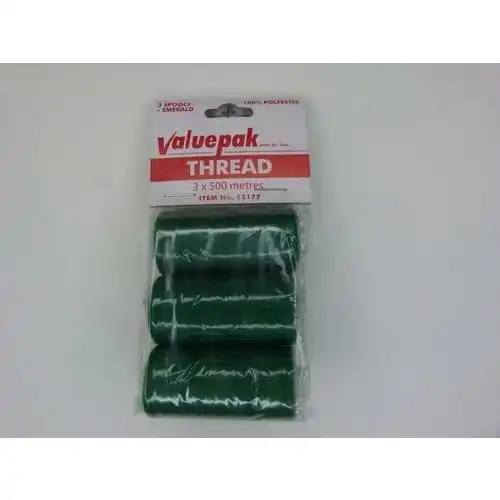 Valuepak Thread Emerald - 3 x 500m