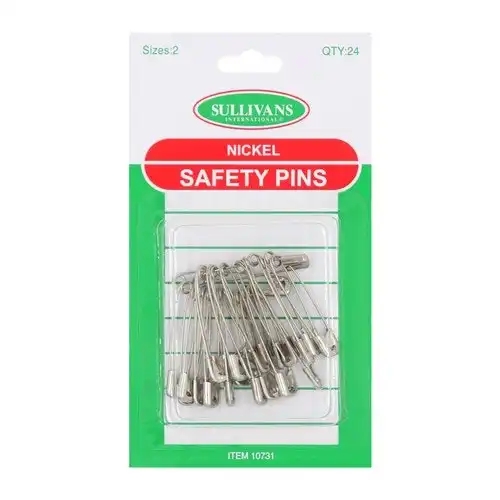 Safety Pins - Nickel