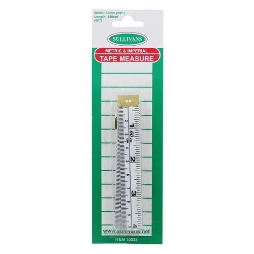 Metric and Imperial Tape Measure - 15mm Width 150cm Length