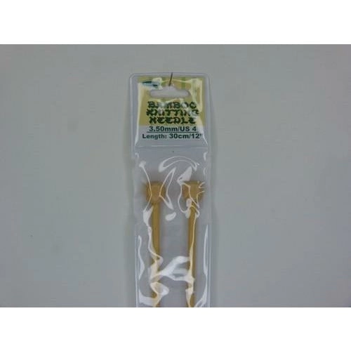 Bamboo Knitting Needle 30cm - 3.5mm