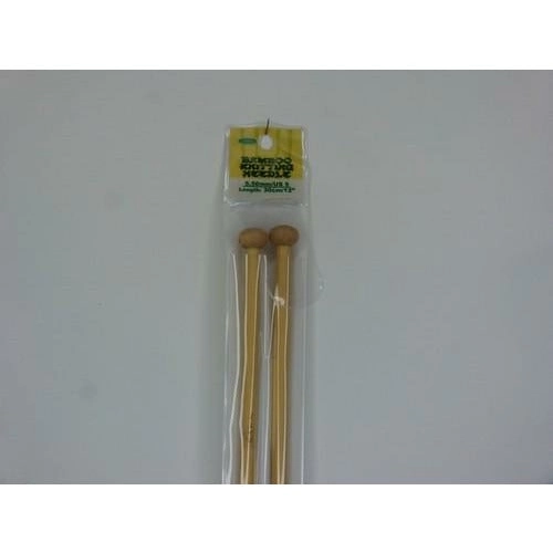 Bamboo Knitting Needle 30cm - 5.5mm