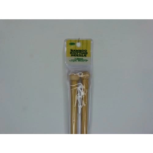 Bamboo Knitting Needle 30cm - 7mm