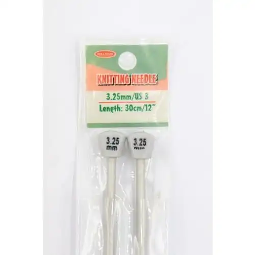 Knitting Needle 30cm - 3.25mm