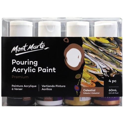 Mont Marte Premium Pouring Acrylic Paint Set - Celestial