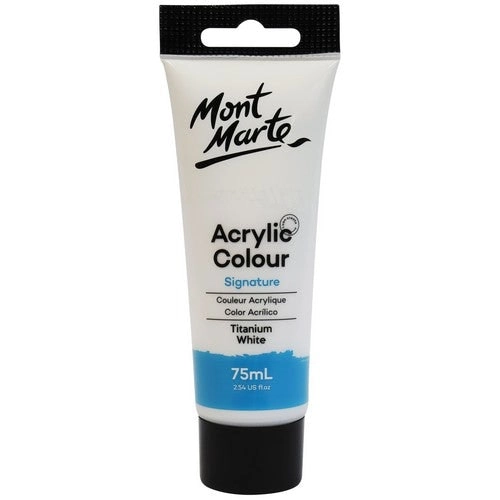 Mont Marte Signature Acrylic Paint - Titanium White