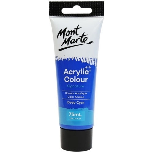 Mont Marte Signature Acrylic Paint - Deep Cyan