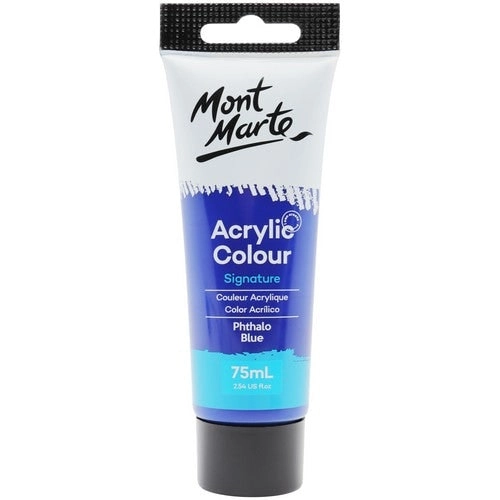 Mont Marte Signature Acrylic Paint - Phthalo Blue