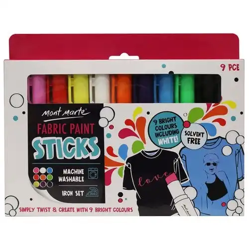 Mont Marte Fabric Paint Stick Set