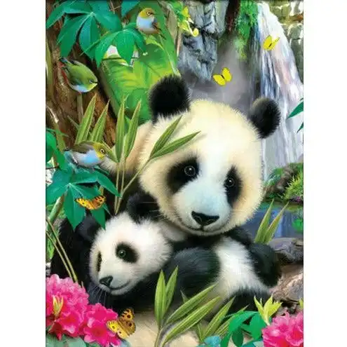 Diamond Art Kit - 2 Pandas