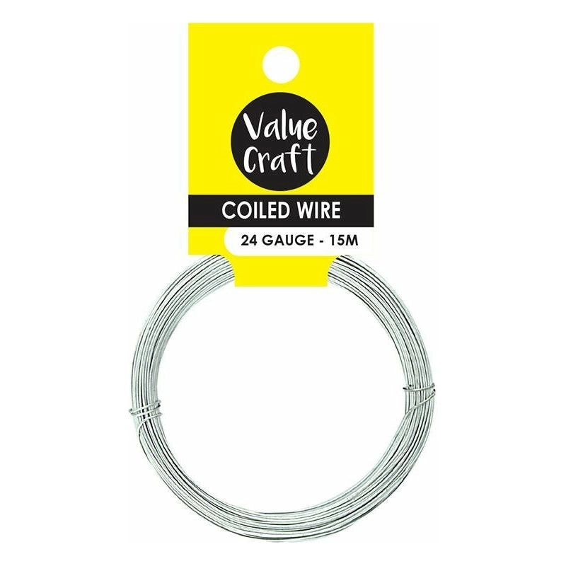 Coiled Soft Wire - Silver