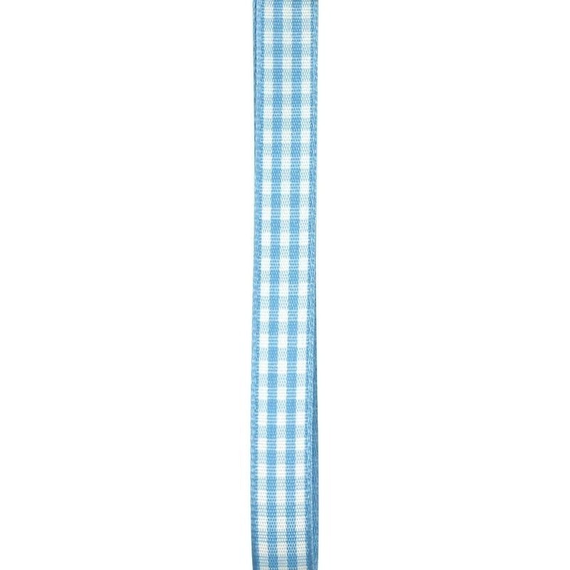 Gingham Ribbon - Blue