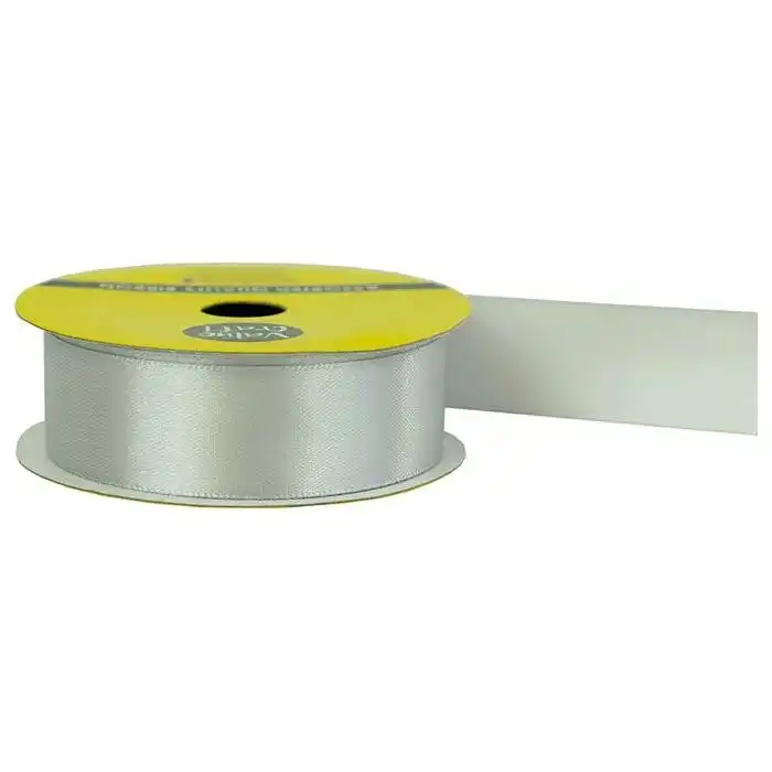 Satin Polyester Ribbon - Silver