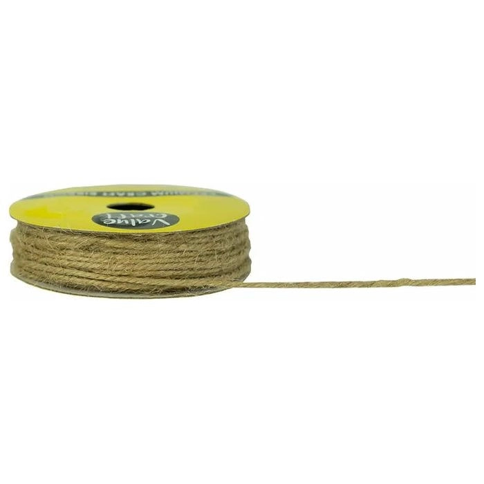 Jute Cord Ribbon - Brown