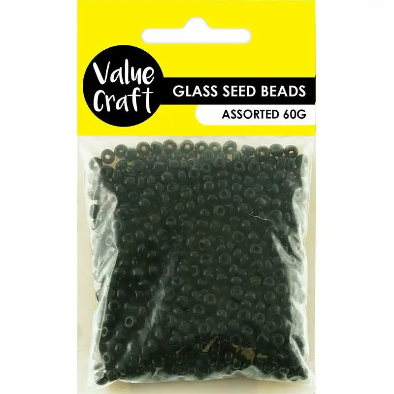 Glass Seed Beads - Black