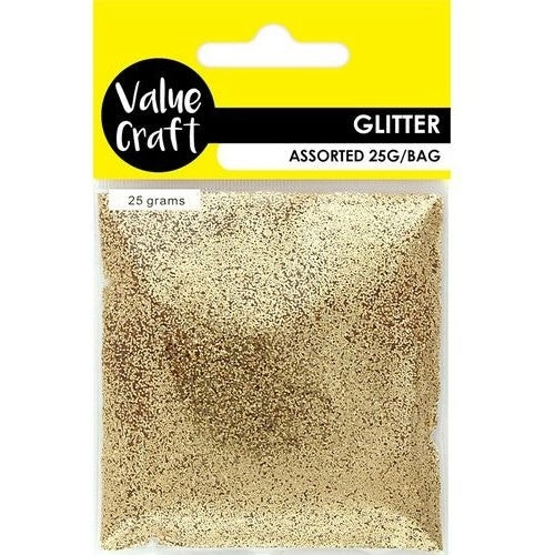 Craft Glitter in Bag - Gold