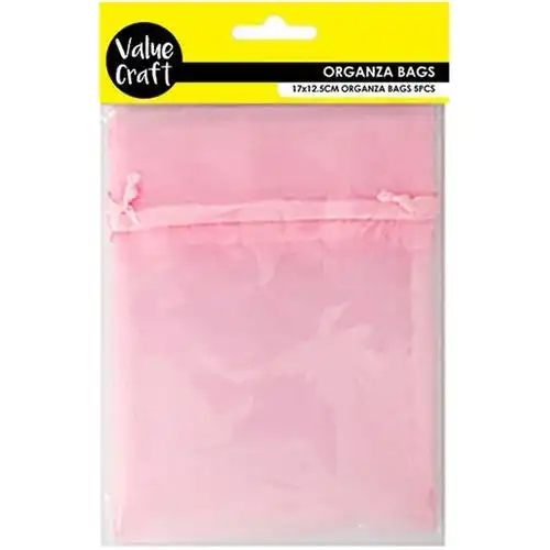 Small Organza Bags - Baby Pink