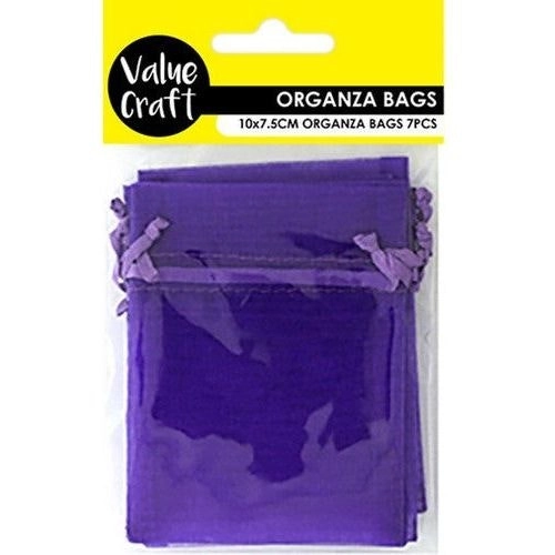 Mini Organza Bags - Purple