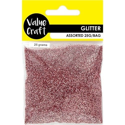 Craft Glitter in Bag - Light Pink