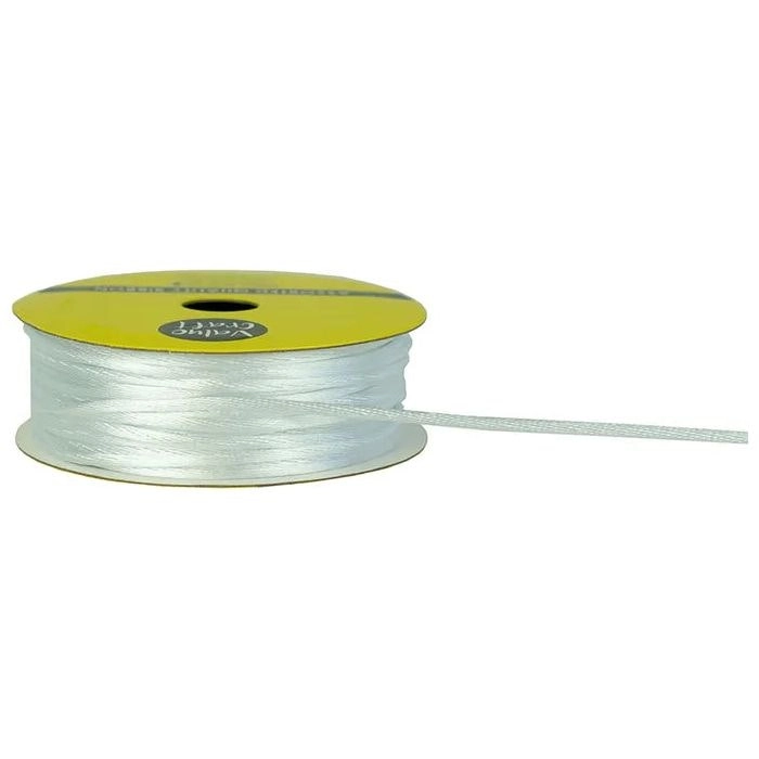 Satin Cord - White