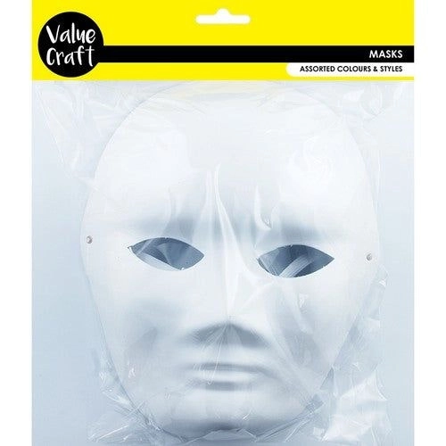 Adult Paper Mask - White