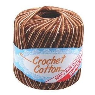 Crochet Cotton Multi - Brown