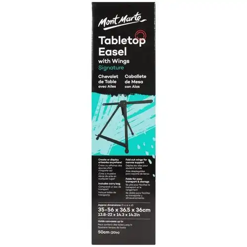 Mont Marte Tabletop Easel with Wings Signature