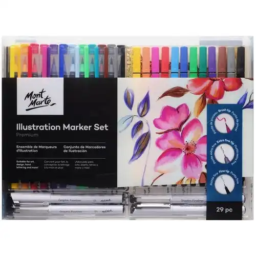 Mont Marte Illustration Marker Set Premium