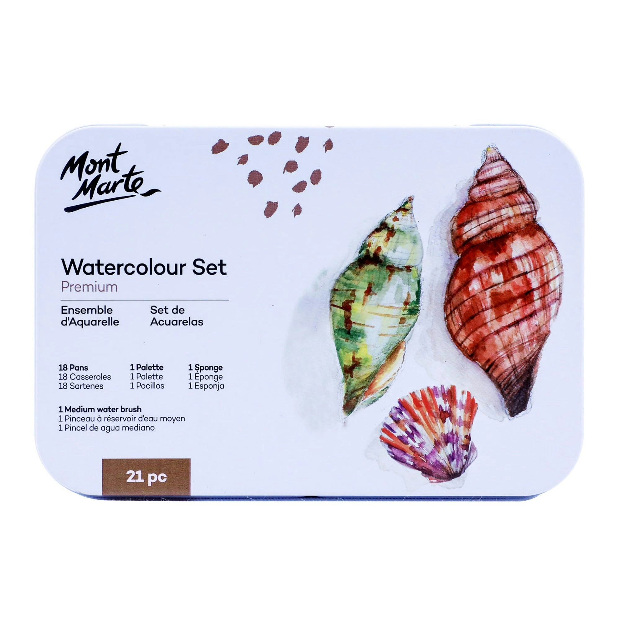 Mont Marte Watercolour Set in Tin