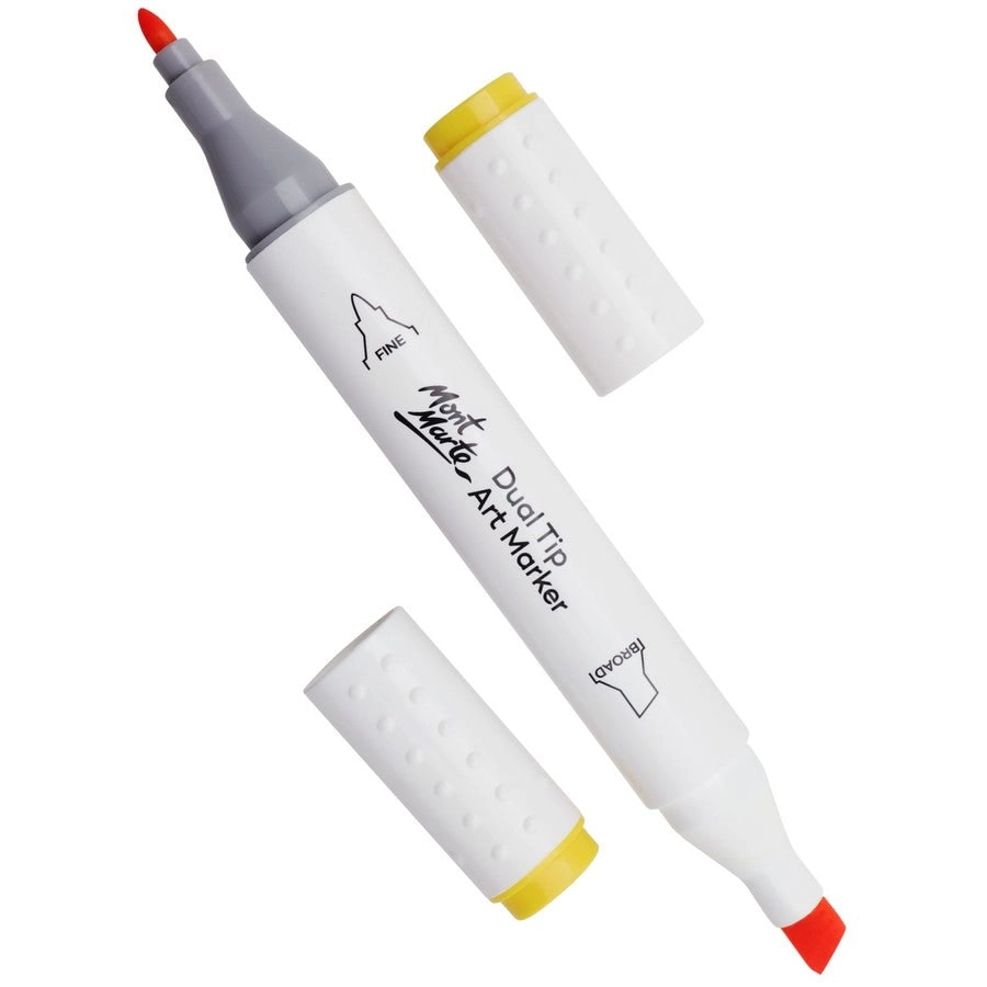 Mont Marte Dual Tip Alcohol Art Marker - Cadmium Yellow