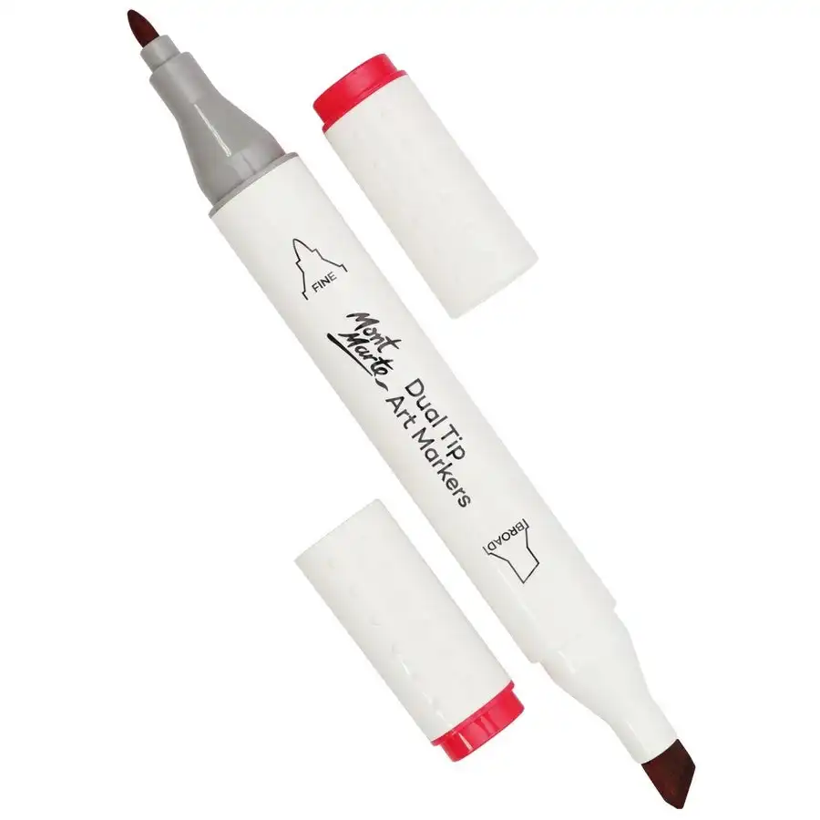 Mont Marte Dual Tip Alcohol Art Marker - Scarlet Red