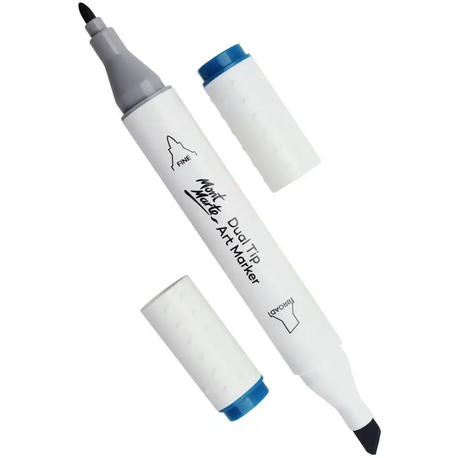 Mont Marte Dual Tip Alcohol Art Marker - Marine Blue