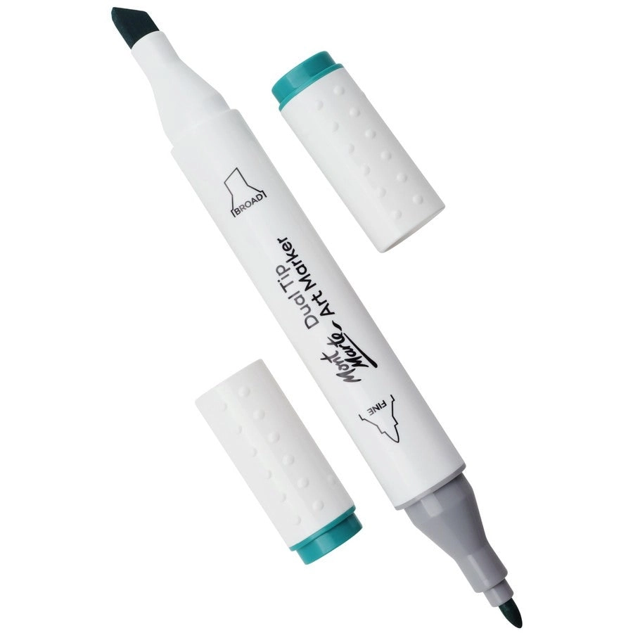 Mont Marte Dual Tip Alcohol Art Marker - Turquoise Green Light