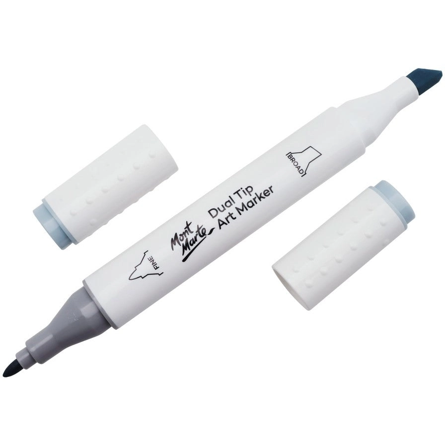 Mont Marte Dual Tip Alcohol Art Marker - Blue Grey