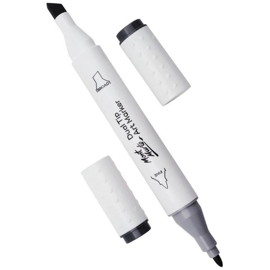 Mont Marte Dual Tip Alcohol Art Marker - Dark Grey