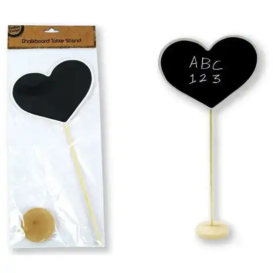 Chalkboard Table Stand - Heart