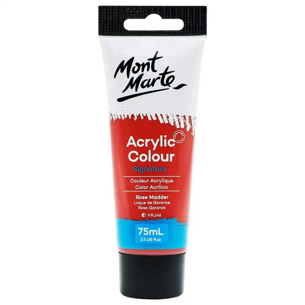 Mont Marte Acrylic Colour Paint - Rose Madder