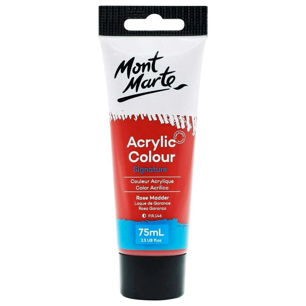 Mont Marte Acrylic Colour Paint - Rose Madder