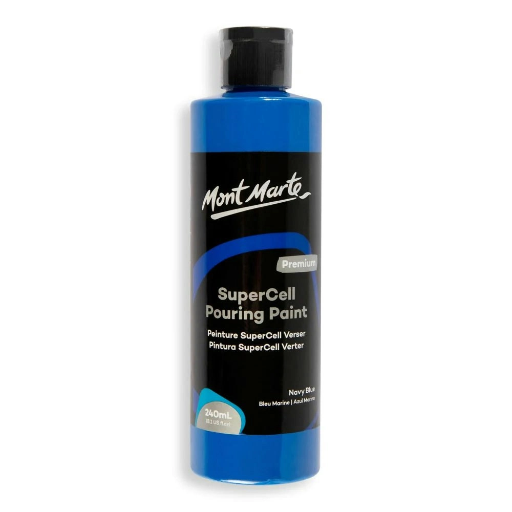 Mont Marte SuperCell Pouring Paint - Navy Blue