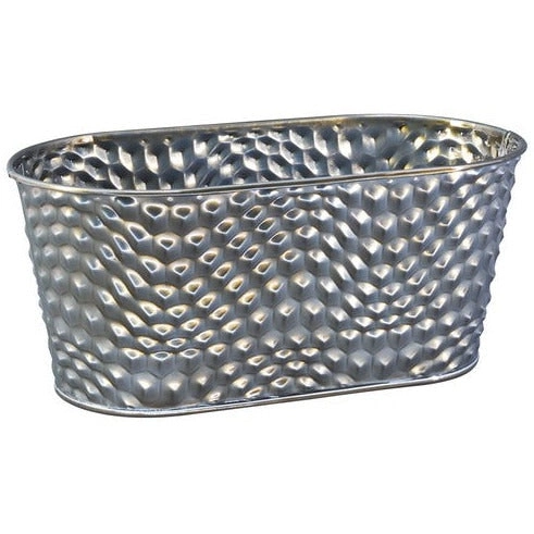 Metal Planter Tub Textured Finish - Medium