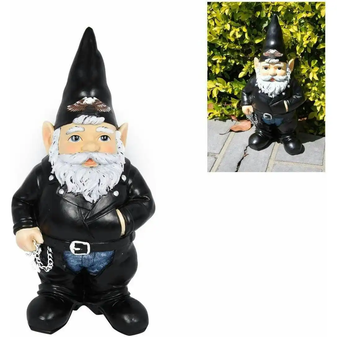 Biker Garden Gnome