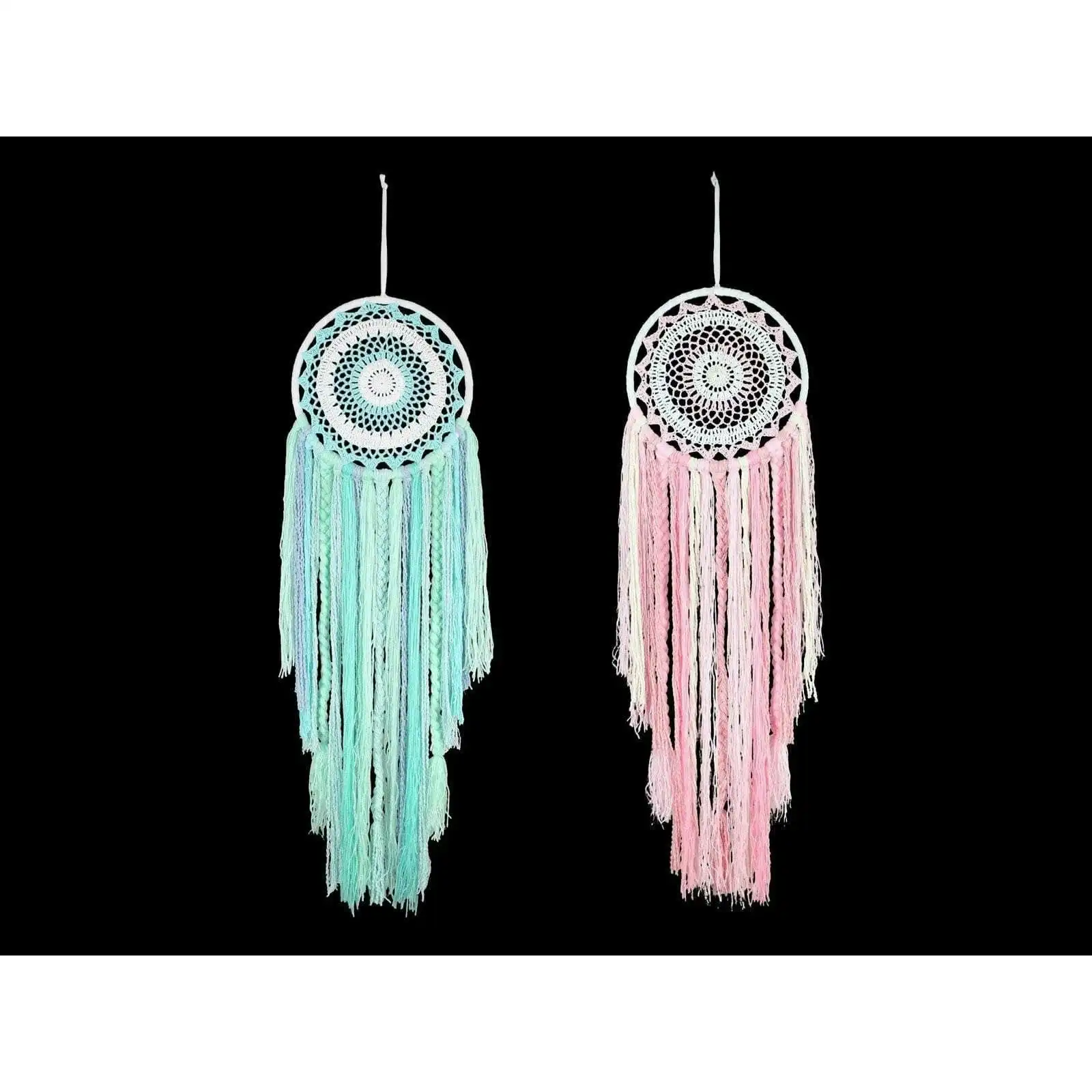 Crochet Dream Catcher - Pink or Blue