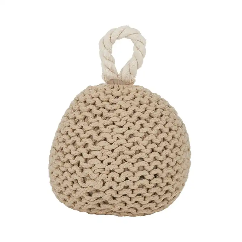 Crochet Jute Door Stop - Natural