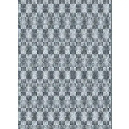 Polypropylene Outdoor Rug - Blue & Ivory