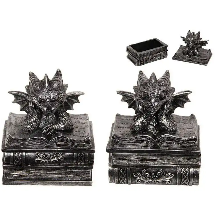 Silver Dragon on Book of Knowledge Box