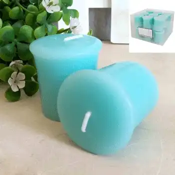 Light Blue Votive Scented Candle - Ocean