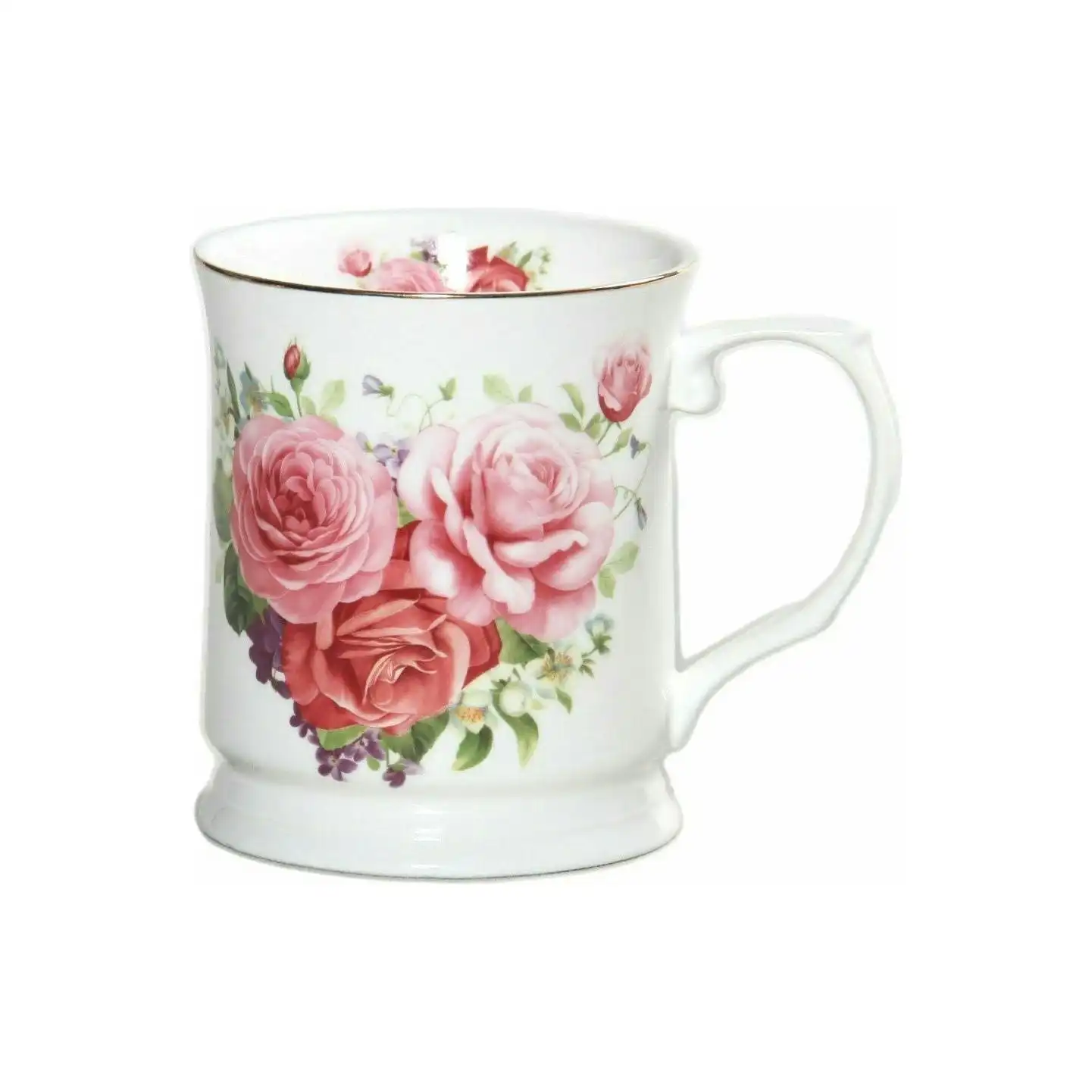 Pink Rose Fine Bone China - Mug